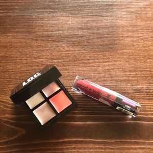Love of Color glow squad quad and wet n wild Hex-Cellent matte lipstick
